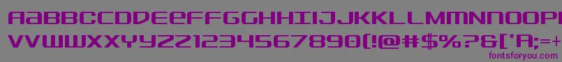 Sdfcond Font – Purple Fonts on Gray Background