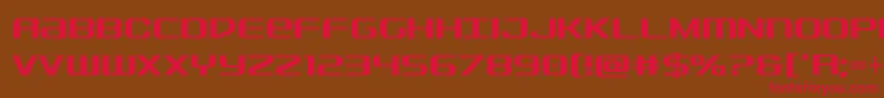 Sdfcond Font – Red Fonts on Brown Background