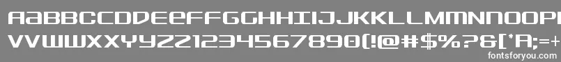 Sdfcond-Schriftart – Weiße Schriften auf grauem Hintergrund