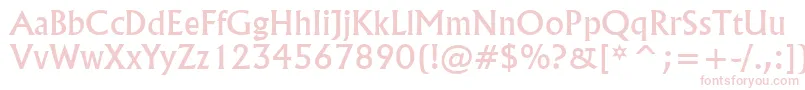 FlairNormal Font – Pink Fonts on White Background