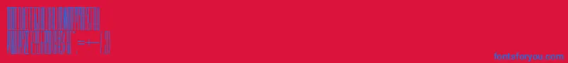 Idgr8i Font – Blue Fonts on Red Background