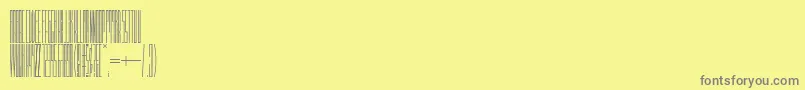 Idgr8i Font – Gray Fonts on Yellow Background