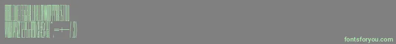 fuente Idgr8i – Fuentes Verdes Sobre Fondo Gris