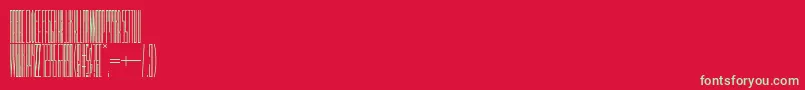 Idgr8i Font – Green Fonts on Red Background