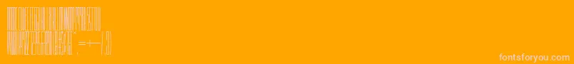 Idgr8i Font – Pink Fonts on Orange Background