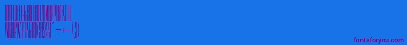Idgr8i Font – Purple Fonts on Blue Background