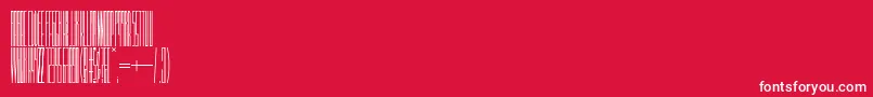 Idgr8i Font – White Fonts on Red Background