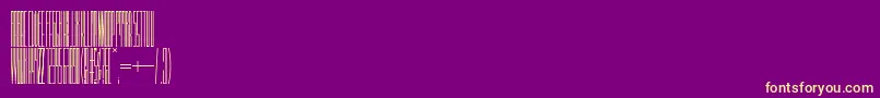 Idgr8i Font – Yellow Fonts on Purple Background