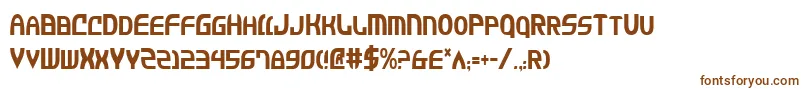 Шрифт Jannv2c – коричневые шрифты на белом фоне