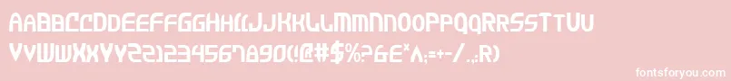 Jannv2c Font – White Fonts on Pink Background