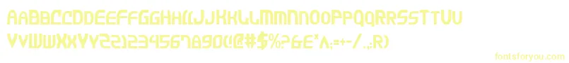 Шрифт Jannv2c – жёлтые шрифты