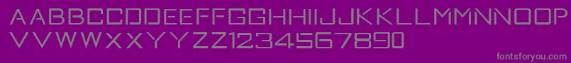 Czcionka Xperia – szare czcionki na fioletowym tle