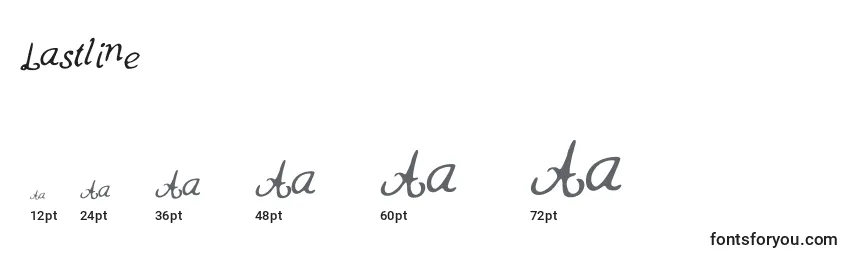 Lastline Font Sizes