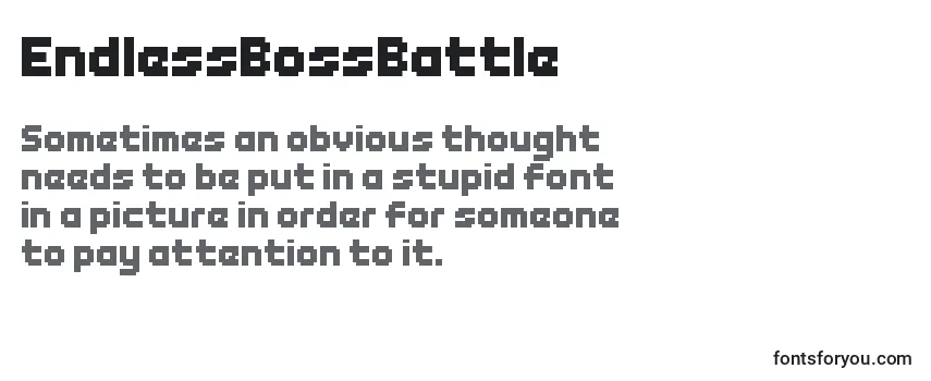 EndlessBossBattle Font