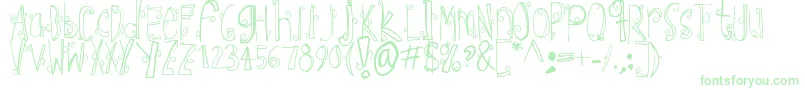 Weitere Informationen zur EbbaFont-Schriftart EbbaFont-Schriftart – Grüne Schriften