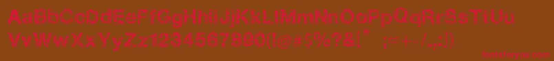 BrokenSquares Font – Red Fonts on Brown Background
