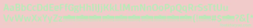 Weitere Informationen zur DomotikaMediumTrial-Schriftart DomotikaMediumTrial-Schriftart – Grüne Schriften auf rosa Hintergrund