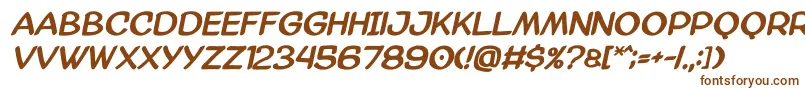 Amazgodabold Font – Brown Fonts on White Background