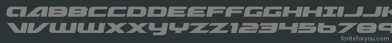 Graymalkincompactexpand Font – Gray Fonts on Black Background