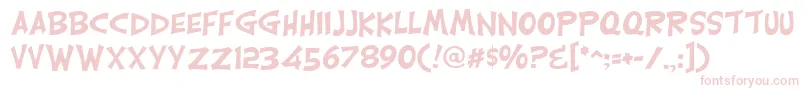 CarlisleRegular Font – Pink Fonts on White Background