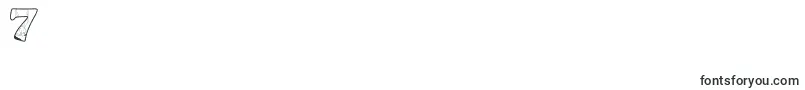 LmsAcmeUniverstityGraduates Font – Fonts for Digit 7