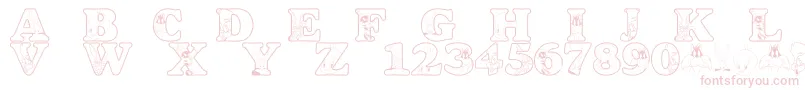 LmsAcmeUniverstityGraduates Font – Pink Fonts on White Background