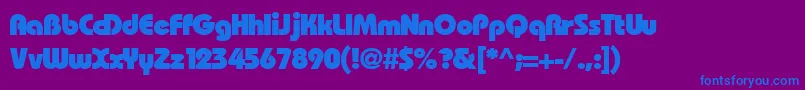 Lisätietoja Bauhhl-fontista Bauhhl-fontti – siniset fontit violetilla taustalla