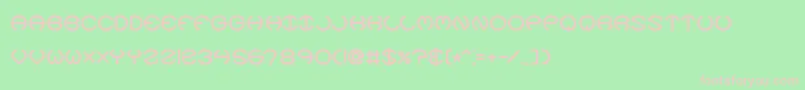 SpheroidsXBrk Font – Pink Fonts on Green Background