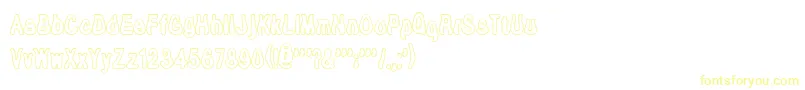 TioemOpen Font – Yellow Fonts