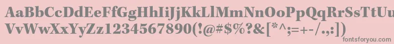 Weitere Informationen zur KeplerstdBlack-Schriftart KeplerstdBlack-Schriftart – Graue Schriften auf rosa Hintergrund