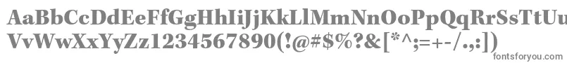 Шрифт KeplerstdBlack – серые шрифты на белом фоне