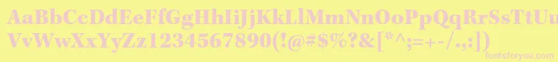Más sobre la fuente KeplerstdBlack fuente KeplerstdBlack – Fuentes Rosadas Sobre Fondo Amarillo
