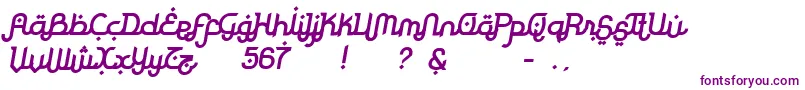 RodjaBoldSlanted Font – Purple Fonts