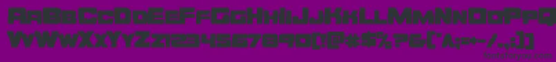 fuente Orecrusherbold – Fuentes Negras Sobre Fondo Morado