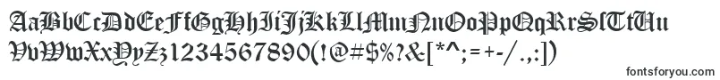 OldblackletterRegular Font – Fonts for Adobe Indesign