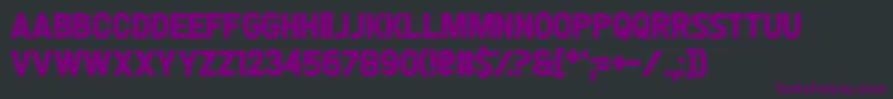 BallsOfBastille Font – Purple Fonts on Black Background