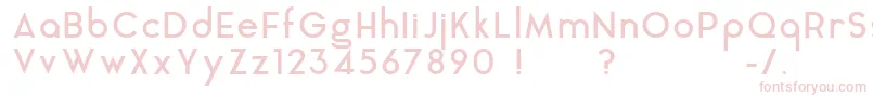 AquaGrotesque-Schriftart – Rosa Schriften auf weißem Hintergrund