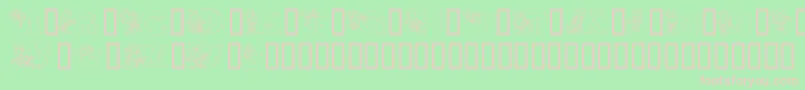 Theperfectman Font – Pink Fonts on Green Background