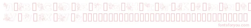 Theperfectman Font – Pink Fonts on White Background