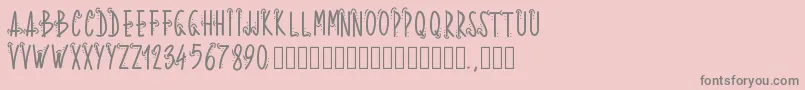 More about Pwwhoops Font Pwwhoops Font – Gray Fonts on Pink Background