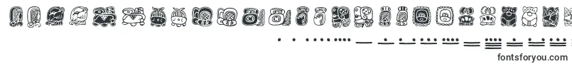 fuente Mayamonthglyphs – Fuentes de Adobe Illustrator