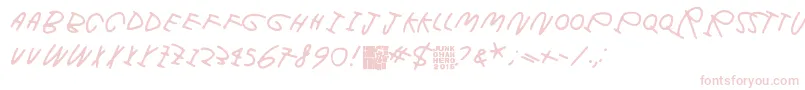 DarkWasTheNight Font – Pink Fonts