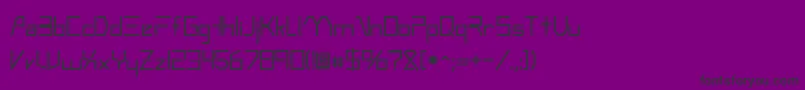 Metromedo Font – Black Fonts on Purple Background