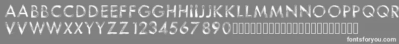 フォント123sketch – 灰色の背景に白い文字