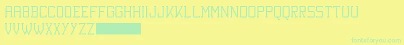 More about KineticExtremeSolid Font KineticExtremeSolid Font – Green Fonts on Yellow Background