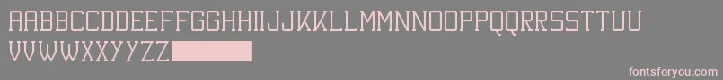 KineticExtremeSolid-Schriftart – Rosa Schriften auf grauem Hintergrund