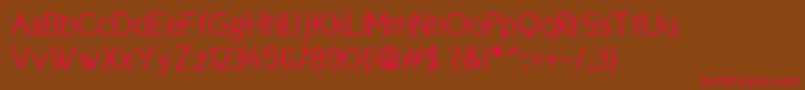 Cicle Gordita Font – Red Fonts on Brown Background