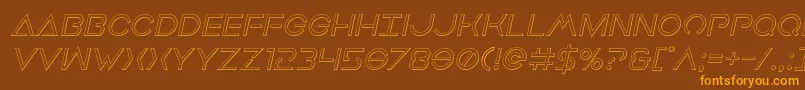 Подробнее о шрифте Earthorbiteroutital Шрифт Earthorbiteroutital – оранжевые шрифты на коричневом фоне