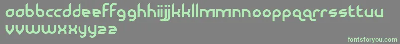 Dirtyflamingo Font – Green Fonts on Gray Background