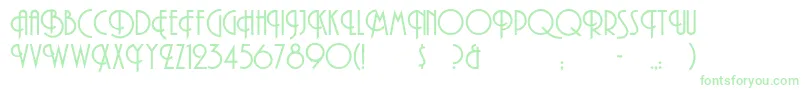 Шрифт TibetRegular – зелёные шрифты
